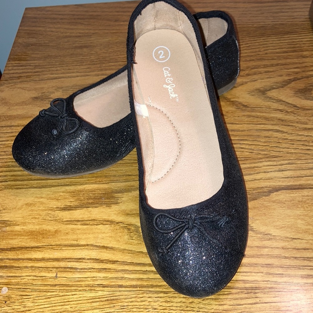 Black Sparkling Pumps